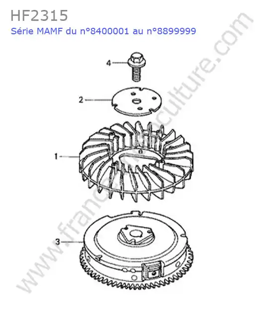 Volant moteur HONDA HF2315