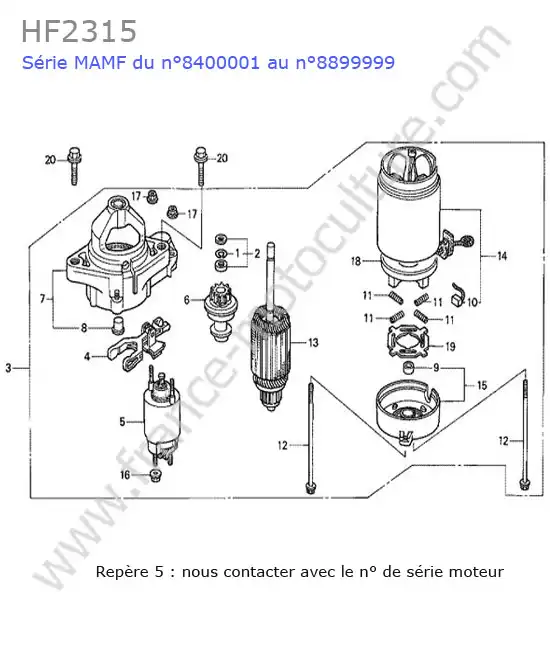 Demarreur HONDA HF2315