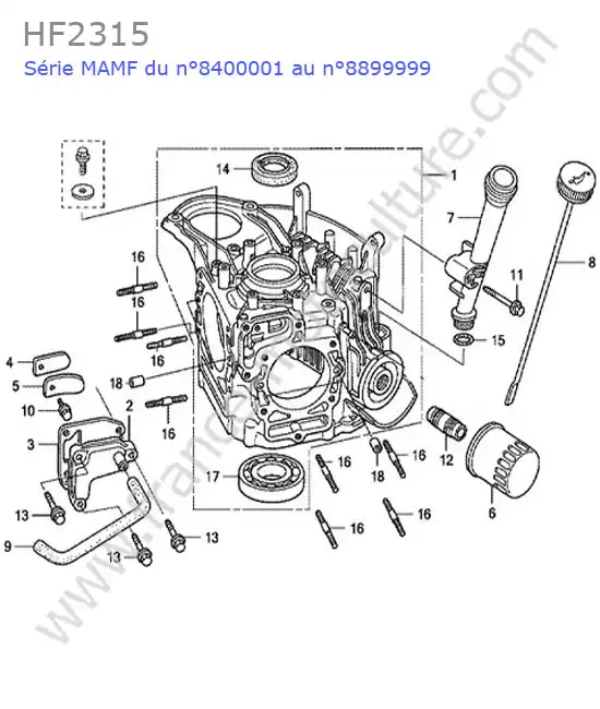 Bloc moteur HONDA HF2315