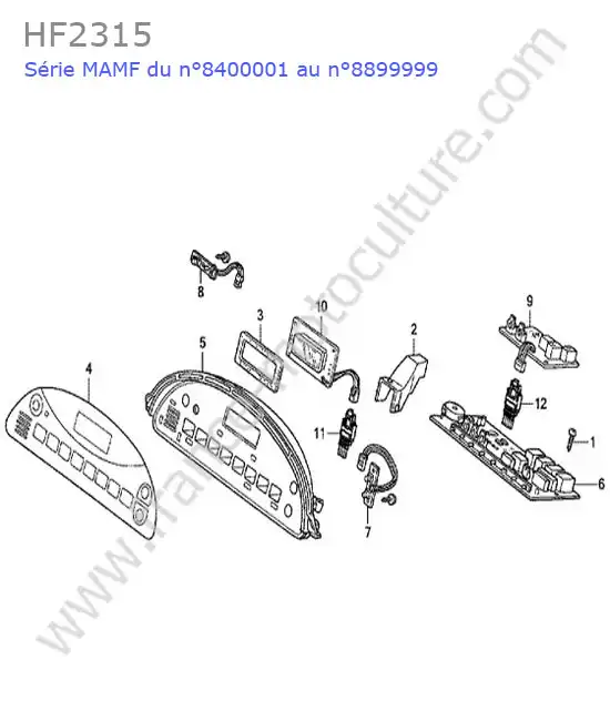 Tableau bord HONDA HF2315