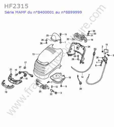 HONDA - HF2315 : Capot