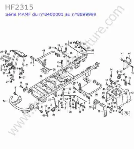 HONDA - HF2315 : Chassis