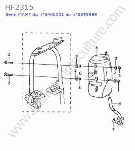HONDA - HF2315 : Reservoir air