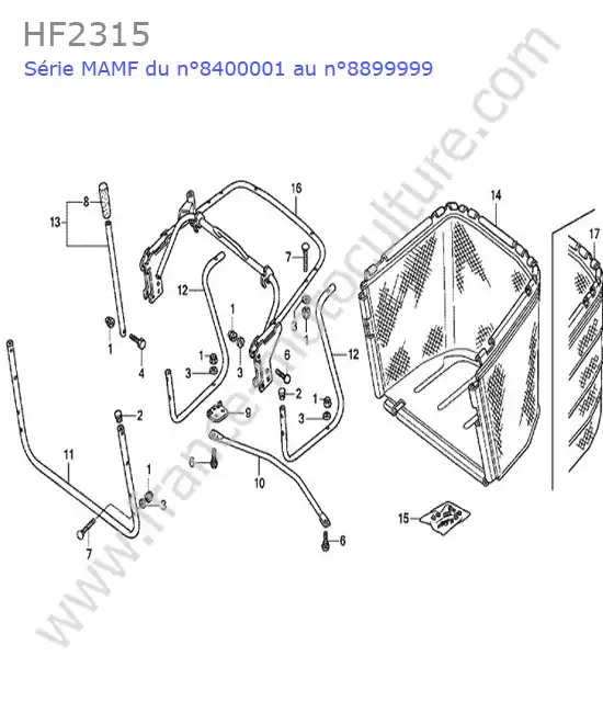 Panier HONDA HF2315