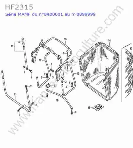 HONDA - HF2315 : Panier