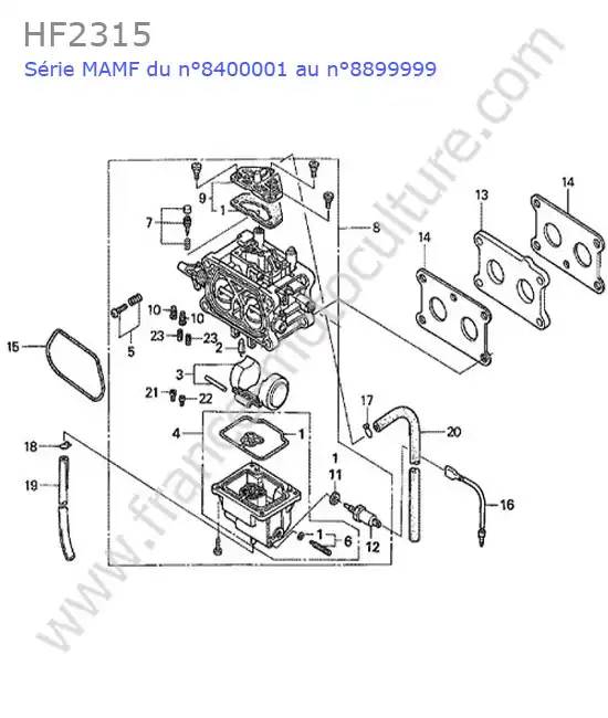 Carburateur HONDA HF2315