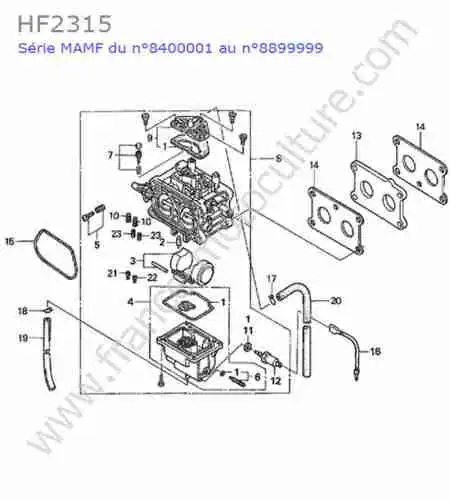 HONDA - HF2315 : Carburateur
