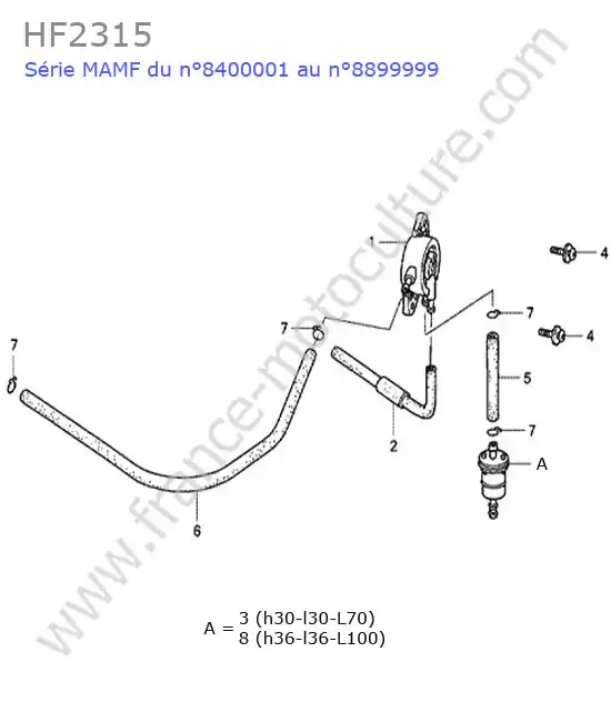 Pompe essence HONDA HF2315