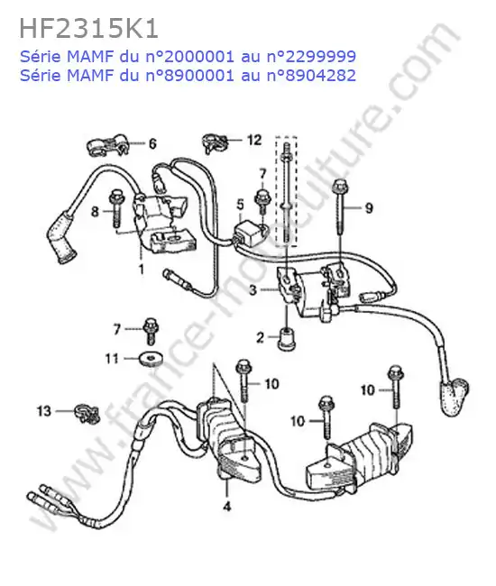 Allumage HONDA HF2315K1