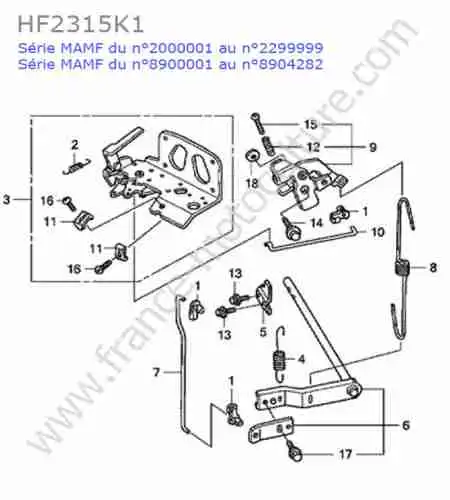 HONDA - HF2315K1 : Regulateur