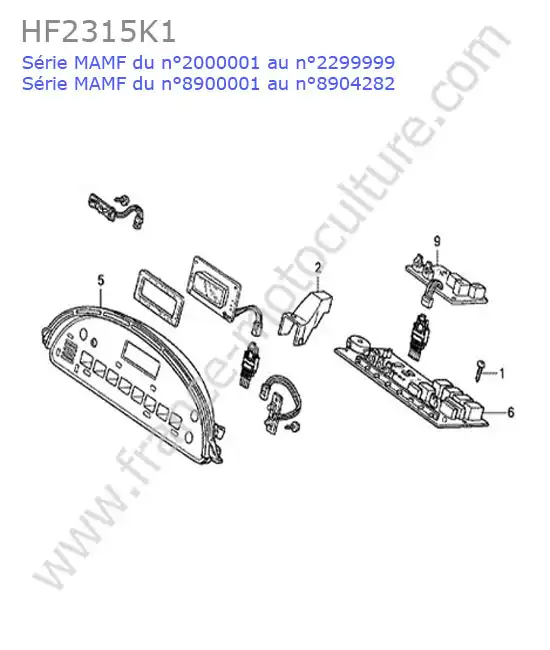 Compteur HONDA HF2315K1