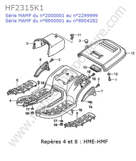 Marchepied HONDA HF2315K1
