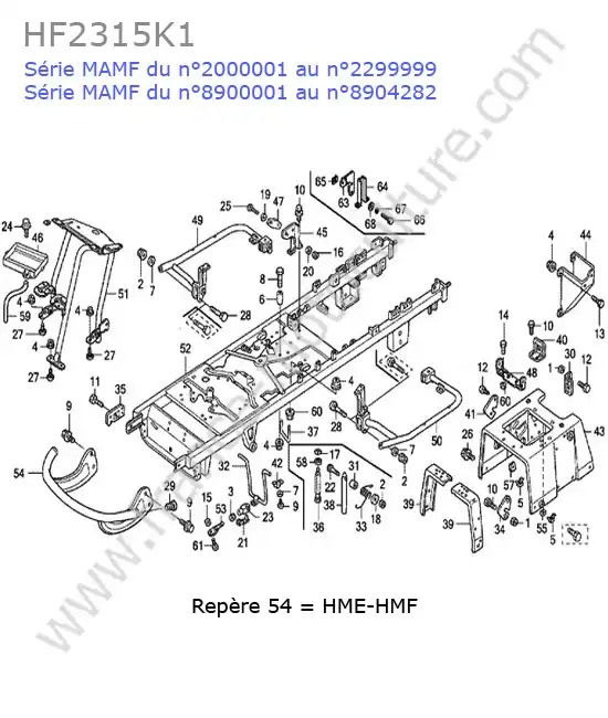 Chassis HONDA HF2315K1