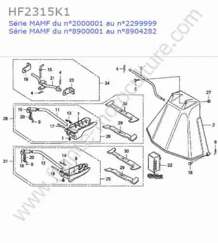 HONDA - HF2315K1 : Mulching