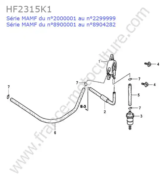 Pompe carburant HONDA HF2315K1