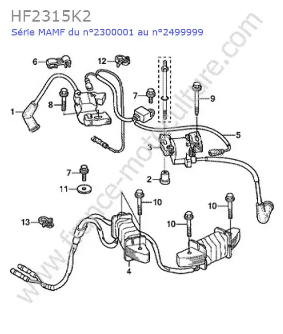 Allumage HONDA HF2315K2