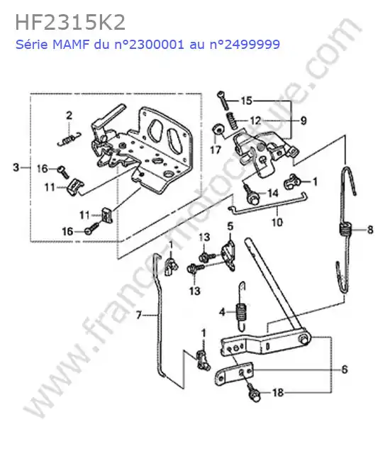 Regulateur HONDA HF2315K2