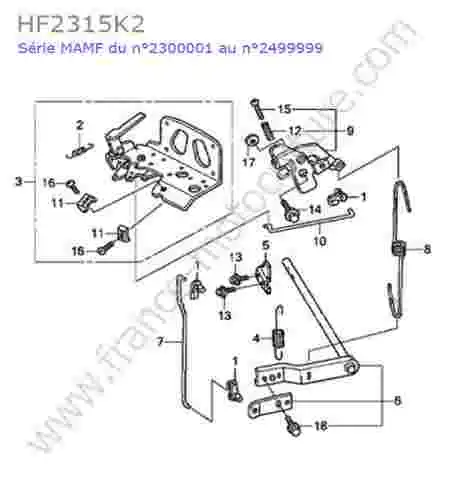 HONDA - HF2315K2 : Regulateur