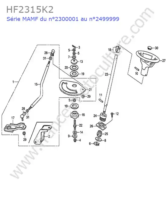 Direction HONDA HF2315K2