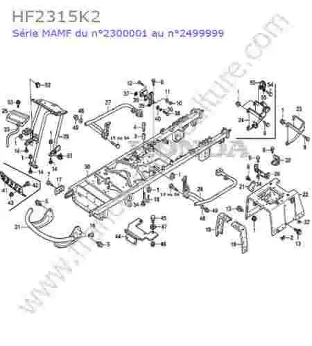 HONDA - HF2315K2 : Chassis