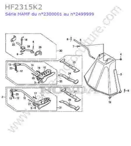 HONDA - HF2315K2 : Mulching