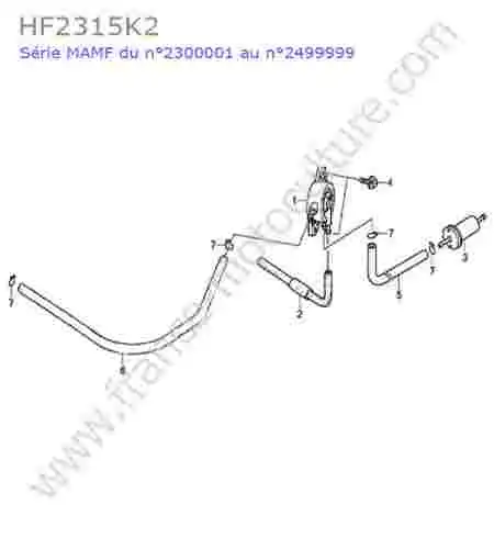 HONDA - HF2315K2 : Pompe essence