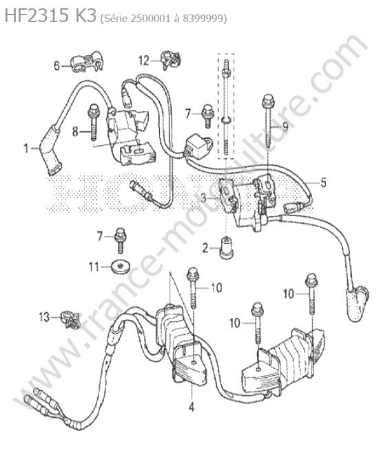 Bobines allumages HONDA HF2315K3