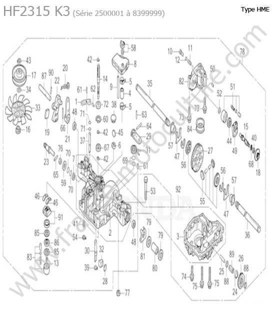 Transmission HME HONDA HF2315K3