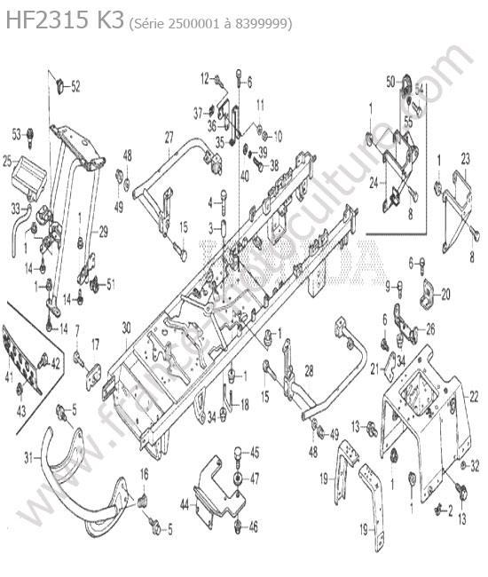 Chassis HONDA HF2315K3