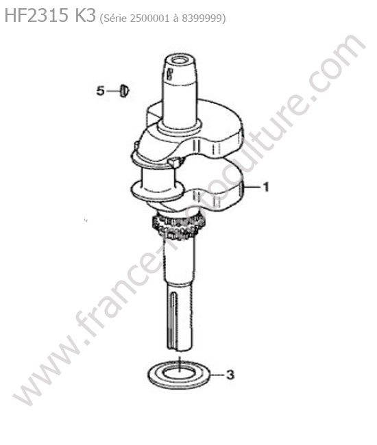 Vilebrequin HONDA HF2315K3