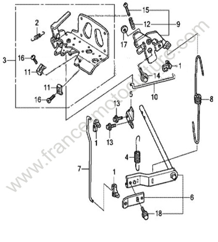 Pieces de regulateur HONDA HF2317