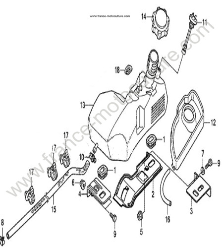 Reservoir HONDA HF2317