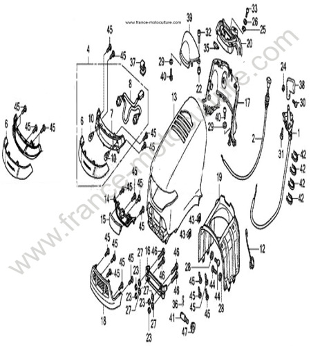 Capot HONDA HF2317