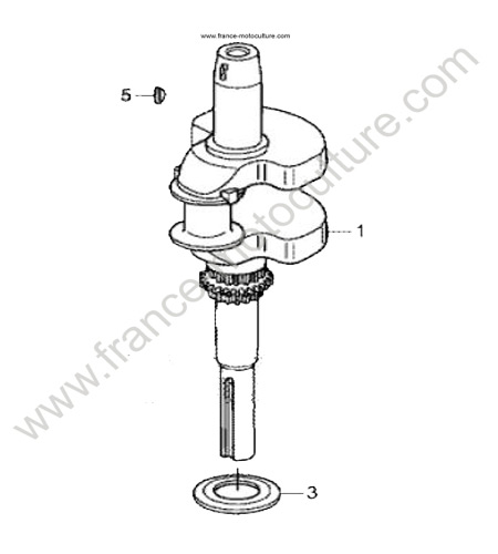 Vilebrequin HONDA HF2317