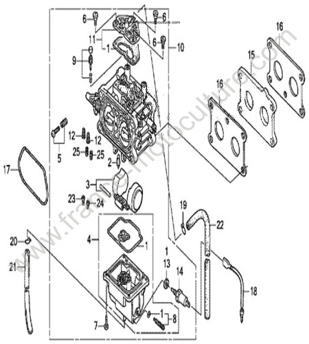 Carburateur HONDA HF2317
