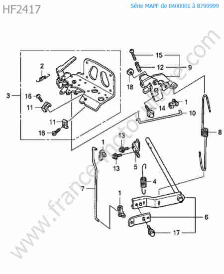 HONDA - HF2417 : Systeme regulateur