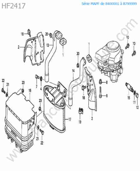 HONDA - HF2417 : Silencieux