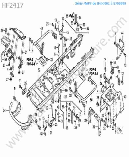 HONDA - HF2417 : Chassis