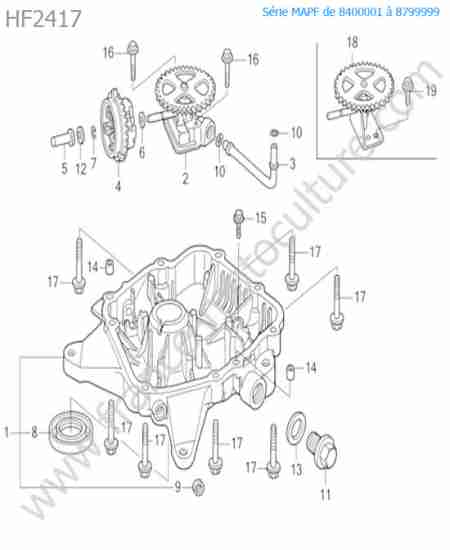 HONDA - HF2417 : Carter huile
