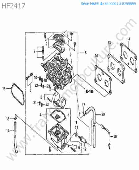 HONDA - HF2417 : Carburateur