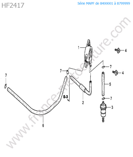 Pompe carburant HONDA HF2417