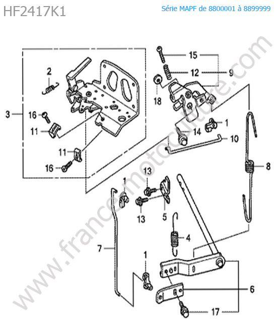 Regulateur HONDA HF2417K1