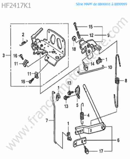 HONDA - HF2417K1 : Regulateur