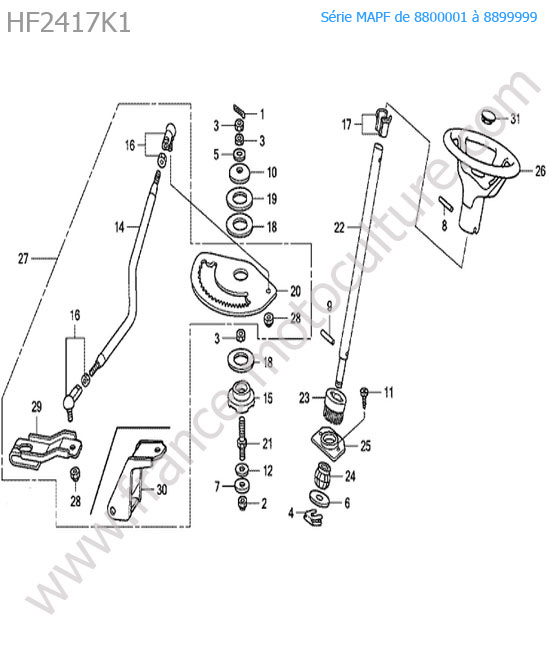 Direction HONDA HF2417K1