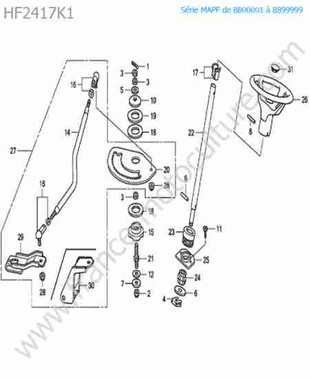 HONDA - HF2417K1 : Direction