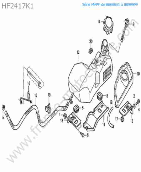 HONDA - HF2417K1 : Reservoir
