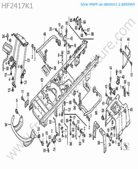 HONDA - HF2417K1 : Chassis