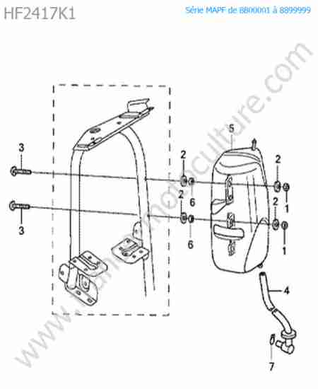 HONDA - HF2417K1 : Reservoir air