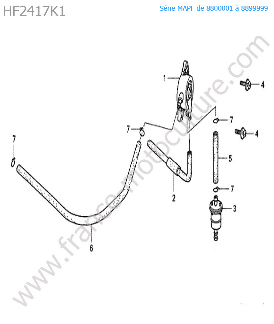 Pompe carburant HONDA HF2417K1