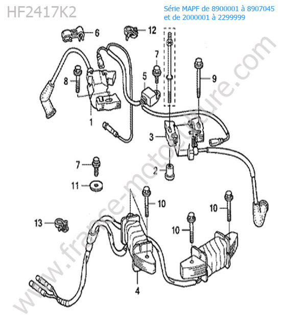 Allumage HONDA HF2417K2